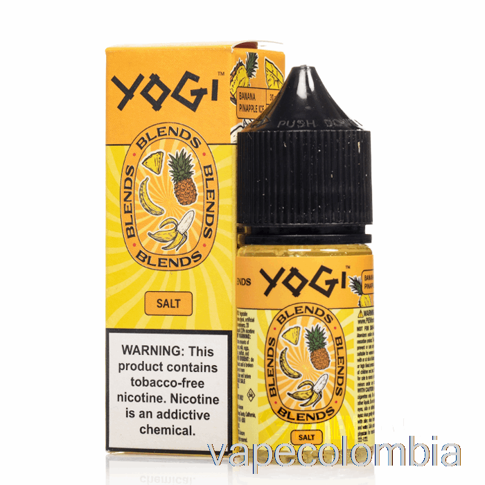 Vape Kit Completo Plátano Piña Hielo - Yogi Blends Sales - 30ml 50mg